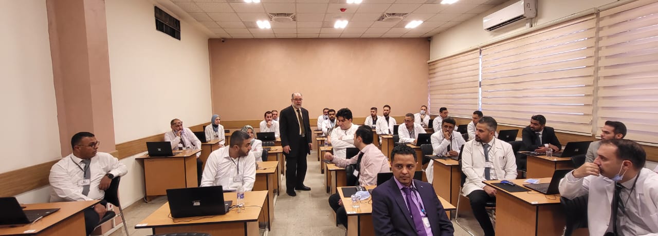 41 prof dr ehtuish trip Karbala iraq hospital centers evaluation