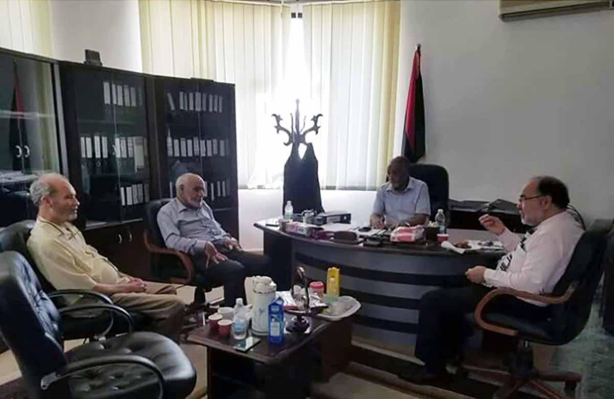 Professor Doctor Ehtuish farag Ehtuish president of the Yes Libya National Movement meets with the chairman of the Libyan Commission of Facts and Reconciliation 